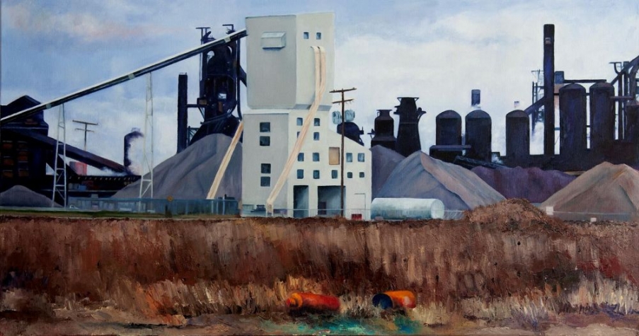 GrossKathleen-Downriver_oil18x36