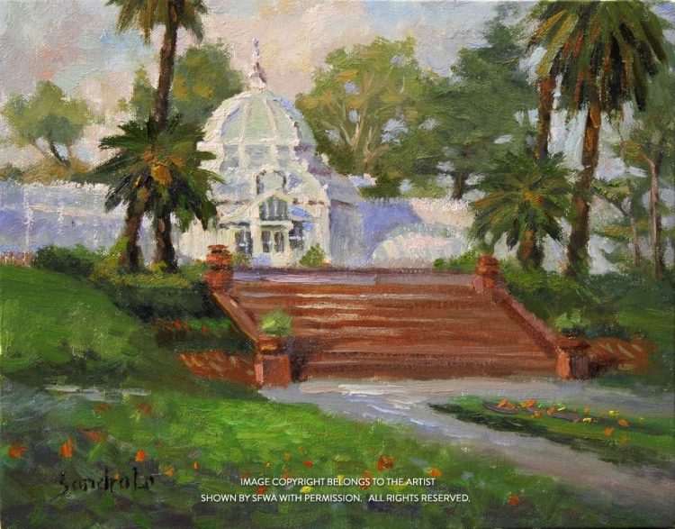 LoSa_GoldenGateParkConservatory_Oil_17x20