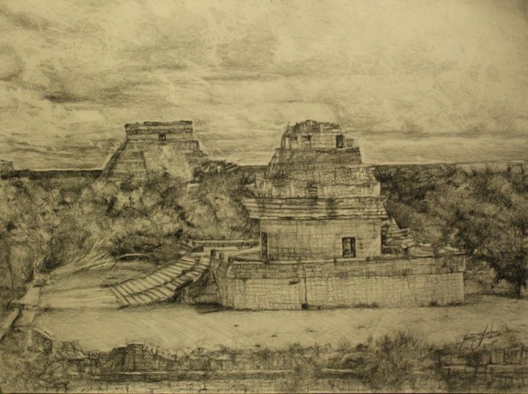 ZepedaJe_ChichenItzaOfMex-pencil-24x18