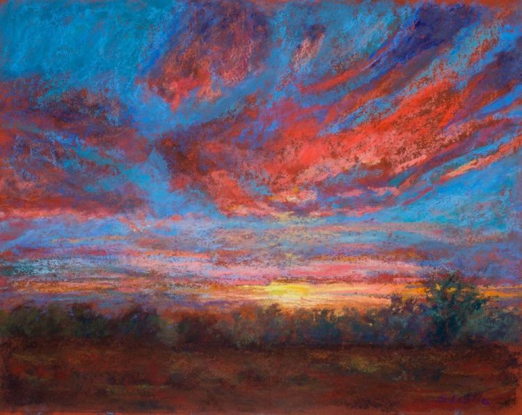 LeslieSuzanneArroyoGrandeSunset-drawPastel-21x29_2