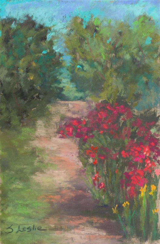 LeslieSu_PaloAltoGardenjpg_Pastel_9x6