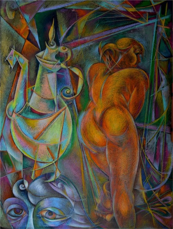 EvangelidyIr_MasterandMargarita,Bulgakov_MM_30x40