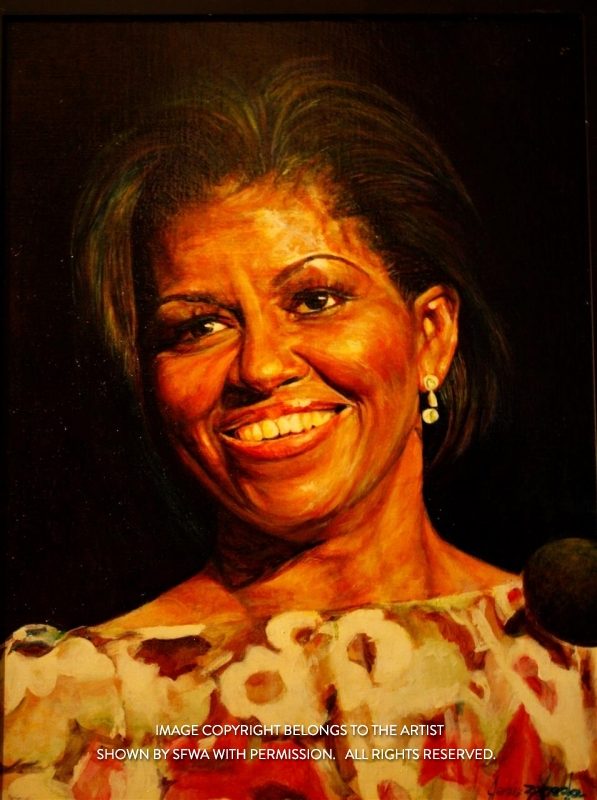 ZepedaJe_FirstLadyMichelleObama2008_Pastel_24x18