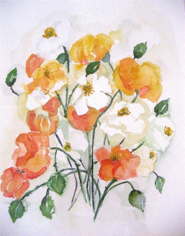 RuaneSusan_Wildflowers_WC_21x18