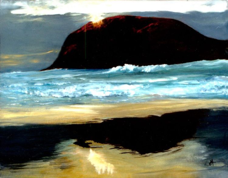 MorenoCa-North-coast-reflections_Oil_16x20
