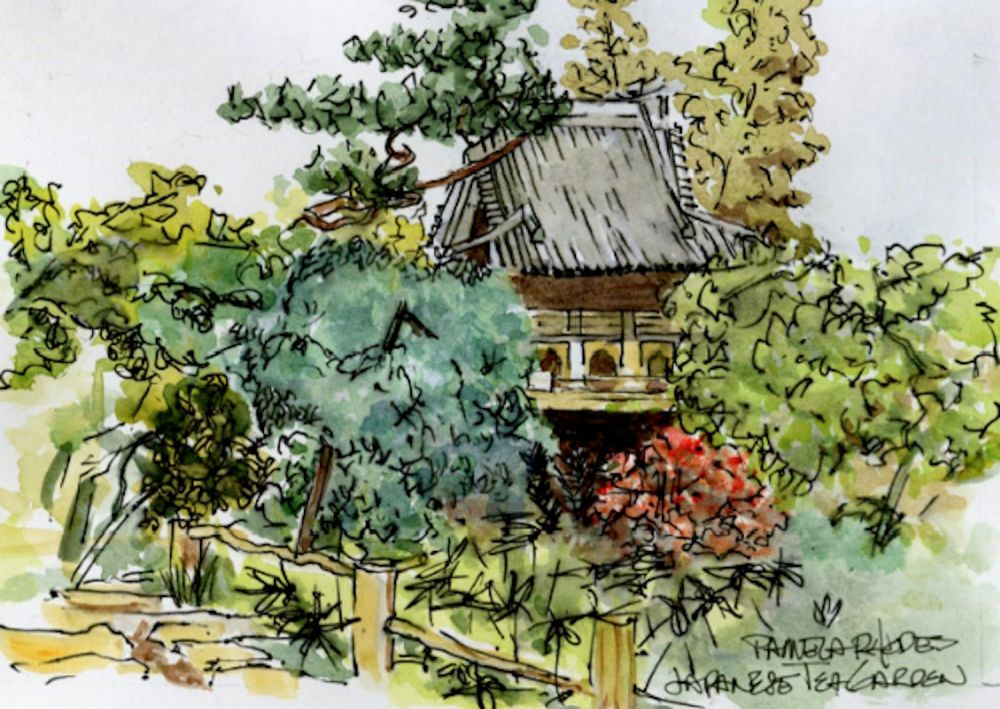 RhodesPa_Pagoda-Japanese-Tea-Garden_WC_12x16