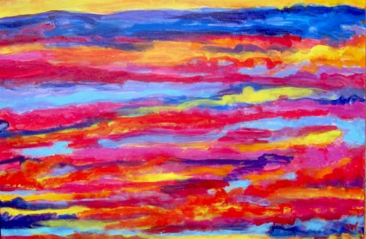 WeintraubDo-Red-Yellow-and-Blue_Acr_29.5x42