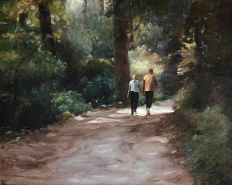 BrownBe-Carolina-Woods_oil30x36
