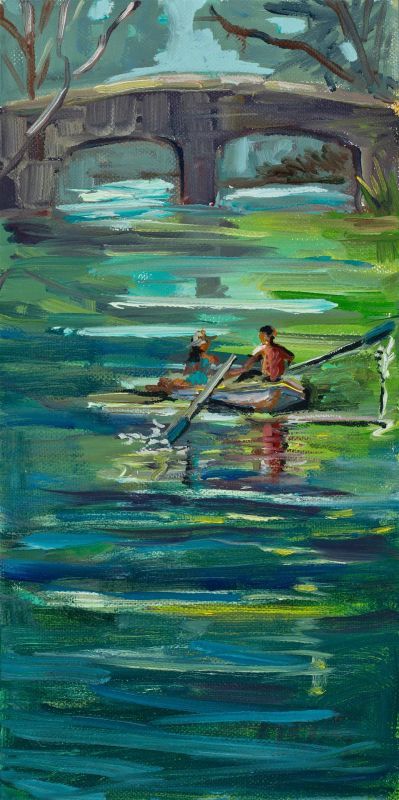 MasseyMa-Stow-Lake-Courtship_Oil_12x6