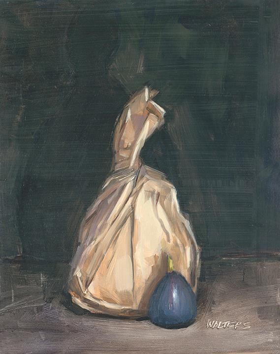 WaltersMa_Sack-Lunch_Oil_12x20