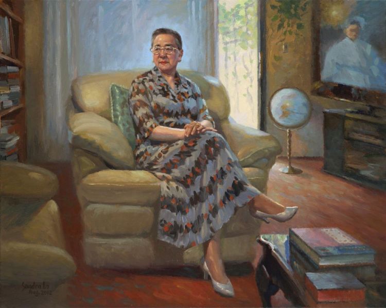 LoSa_Homage-to-my-Mother_Oil_24x30