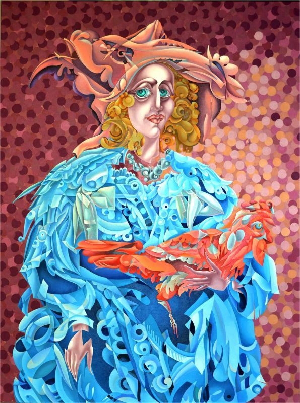 EvangelidyIr-Reimagining-Stanziones-Portrait-of-Woman-in-Neapolitan-Costume_Oil48x36