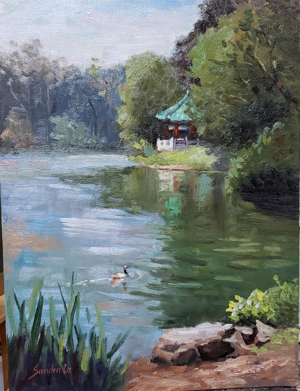 LoSa-Chinese-Pavilion-in-Stow-Lake_Oil_16x12