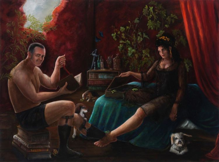 ciancich-Domestic-Bliss_oil-36x48