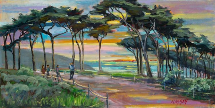MasseyMa-San-Francisco-Cypress-plein-air_Oil Painting_10x20