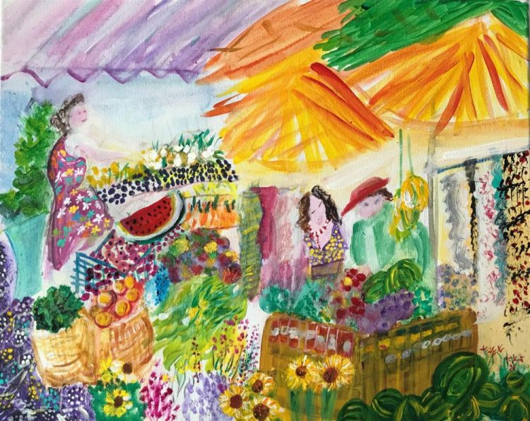 Todorova-MorenoIl-Market_Acr_16x20