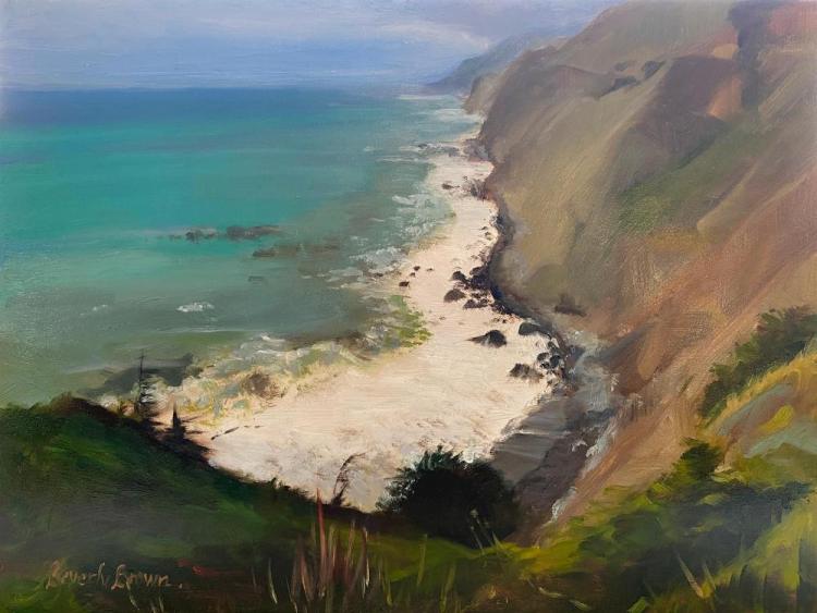 BrownBe-California-Cliffs_Oil_15x18