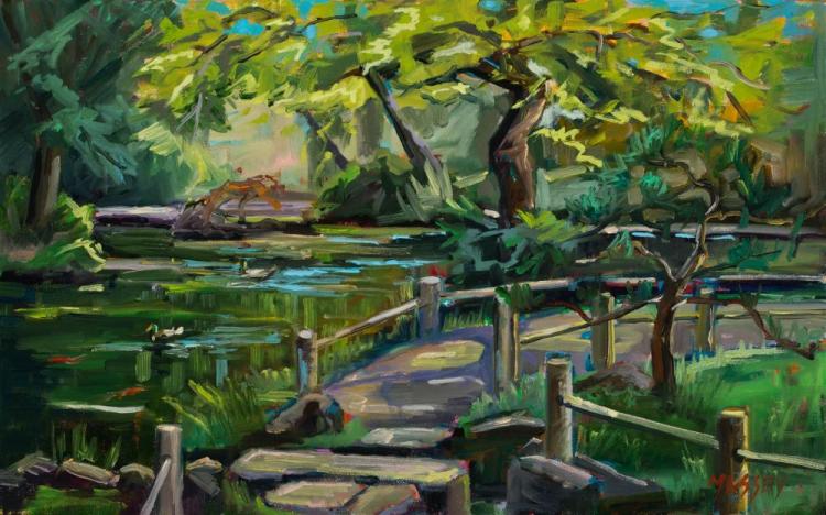 MasseyMa-Tea-Garden-Green-plein-air_1