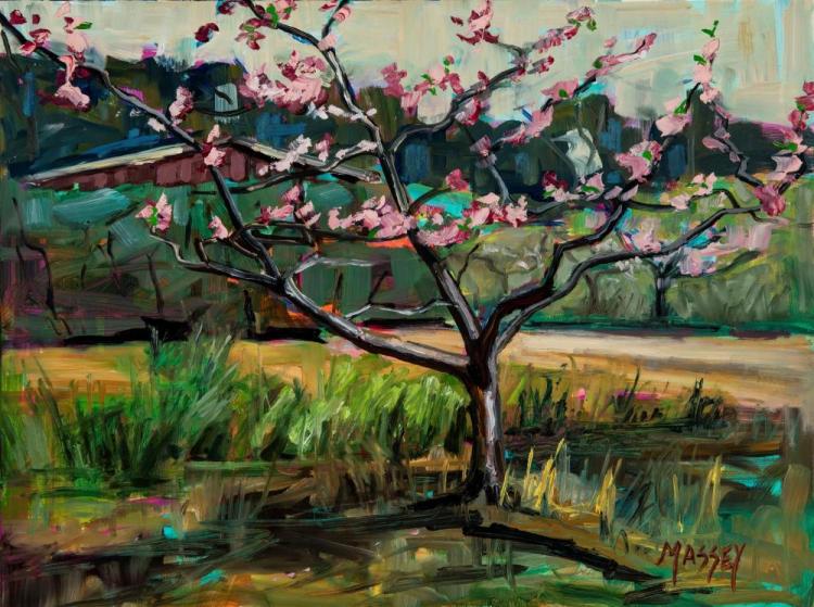 MasseyMa-Springtime-Orchard-Plein-Air-Oil-12x16