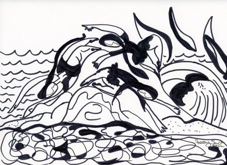 SandTe-Sea-Level-Rising_PenInk_12x9