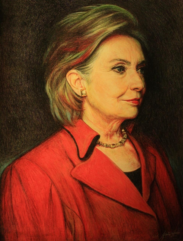 ZepedaJe_HillaryClinton_Secretary-of-State_Drawing_18x28