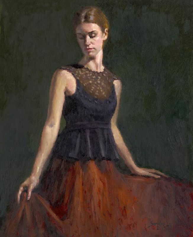 LoSa-An-Elegant-Young-Girl_Oil_24x20