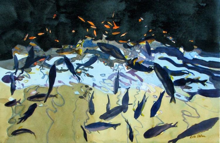 SklarRi-Troubled-Waters_WC_24x30
