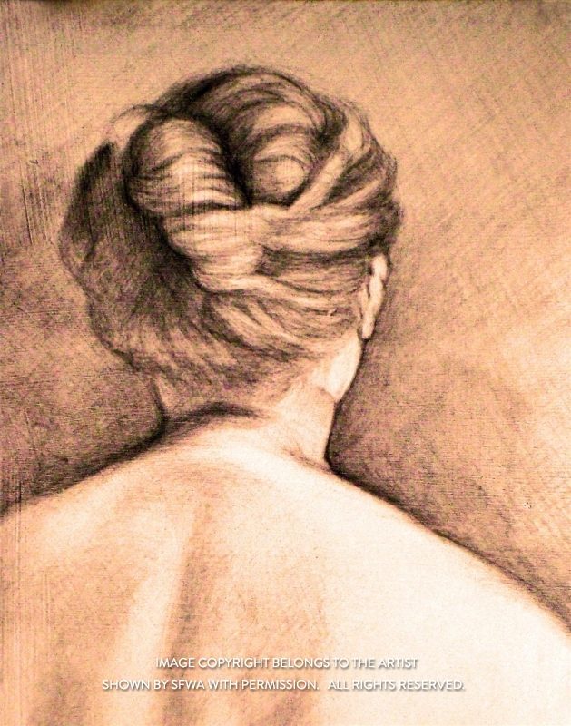 CoggeshallKa_Chignon_PencilDraw_16x20