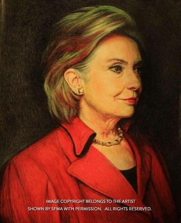 ZepedaJe_HillaryClinton-SecrofState-PresCand_Pastel_18x24