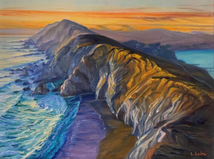 SabreIr-Point-Reyes-Sunset_Oil_24.5x30.5