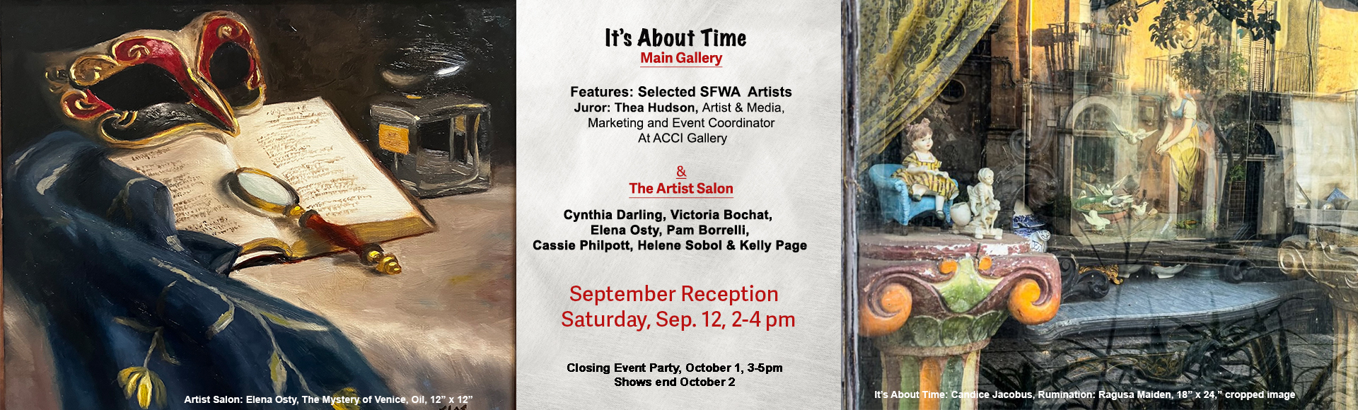 Opening Reception: IT’S ABOUT TIME – San Francisco Women Artists